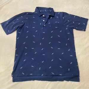 B. Draddy kids fish pattern polo shirt 3638